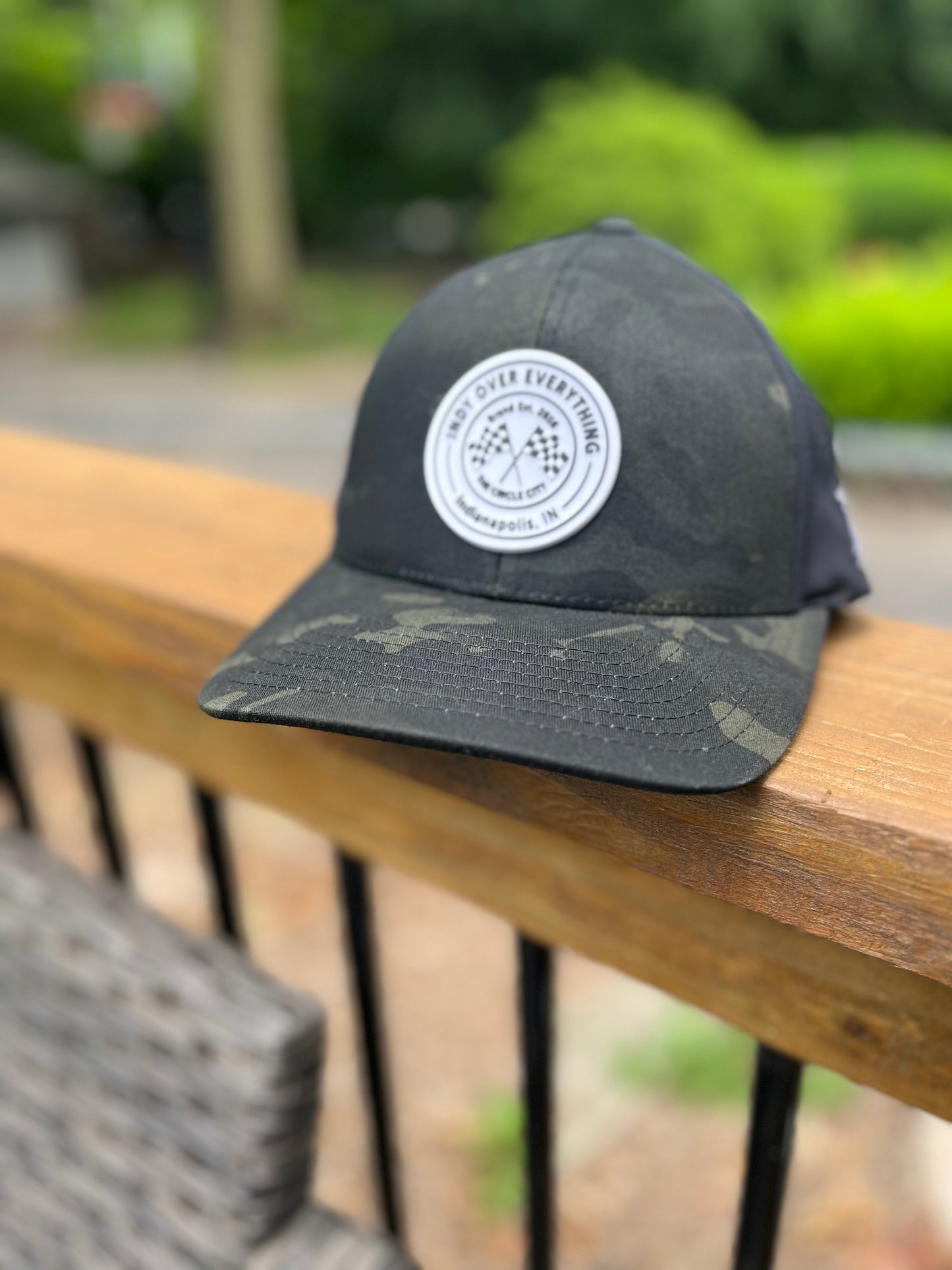 "Lakes and Links" Performance Hat (waterproof) - Camo / Black