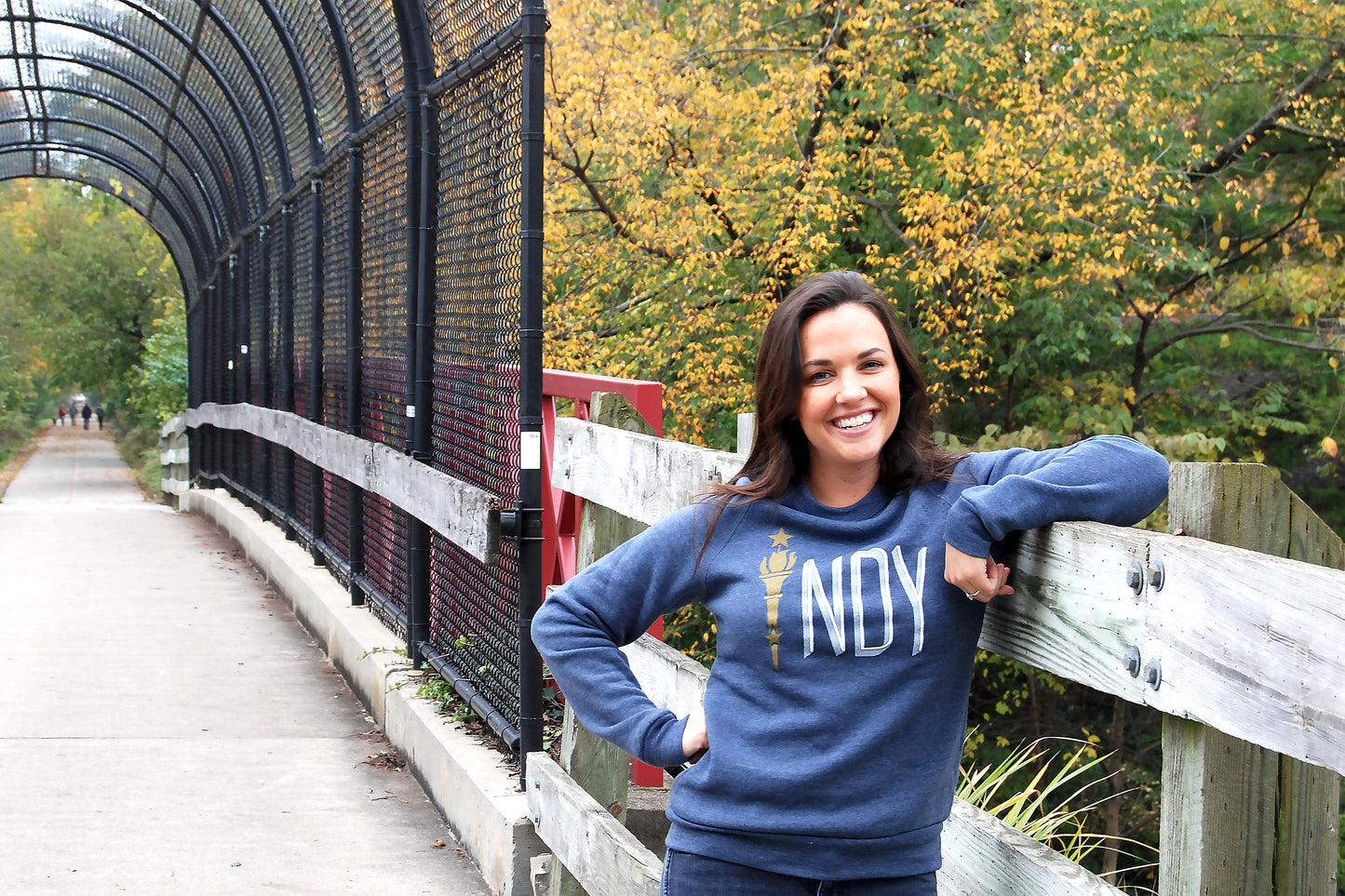TORCH CREW NECK SWEATSHIRT - Indy Over Everything