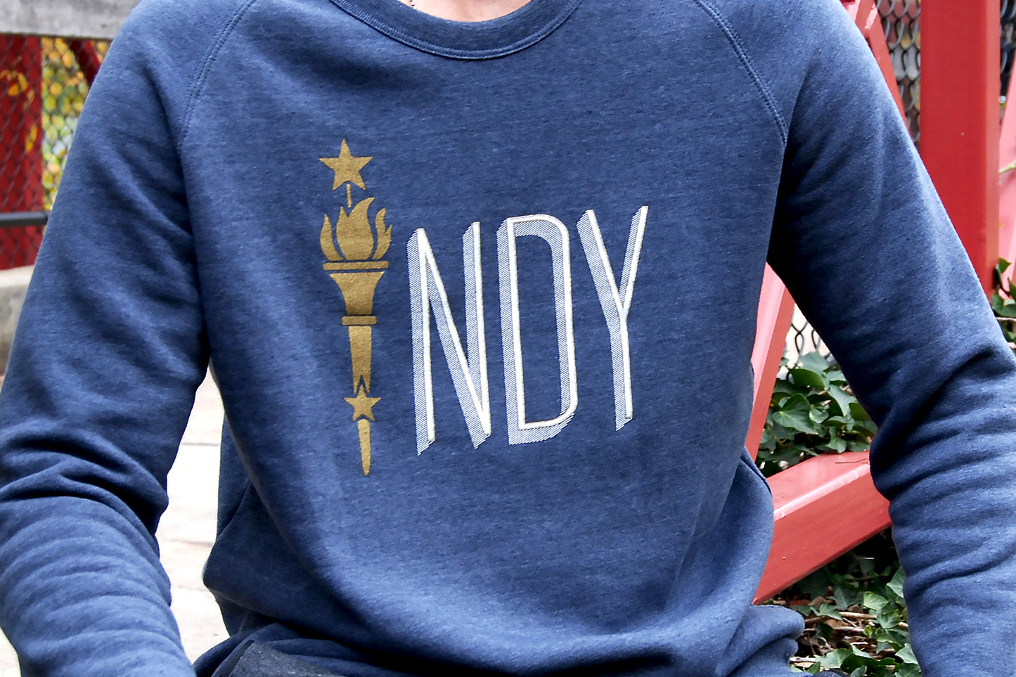 TORCH CREW NECK SWEATSHIRT - Indy Over Everything