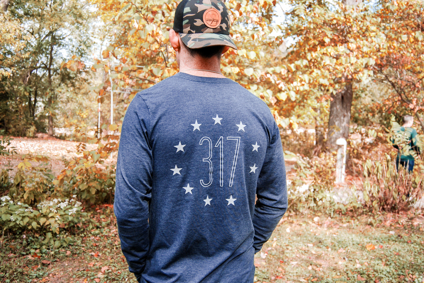 317 Stars Longsleeve - Navy