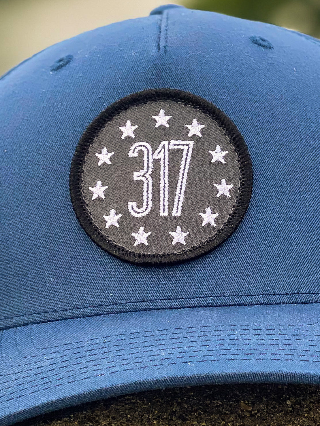 317 Patch Hat - Light Navy