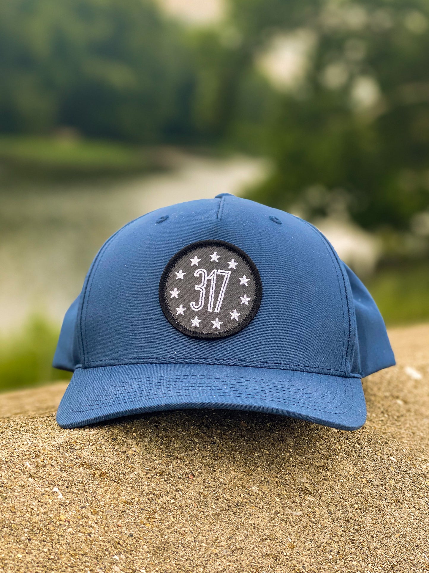 317 Patch Hat - Light Navy