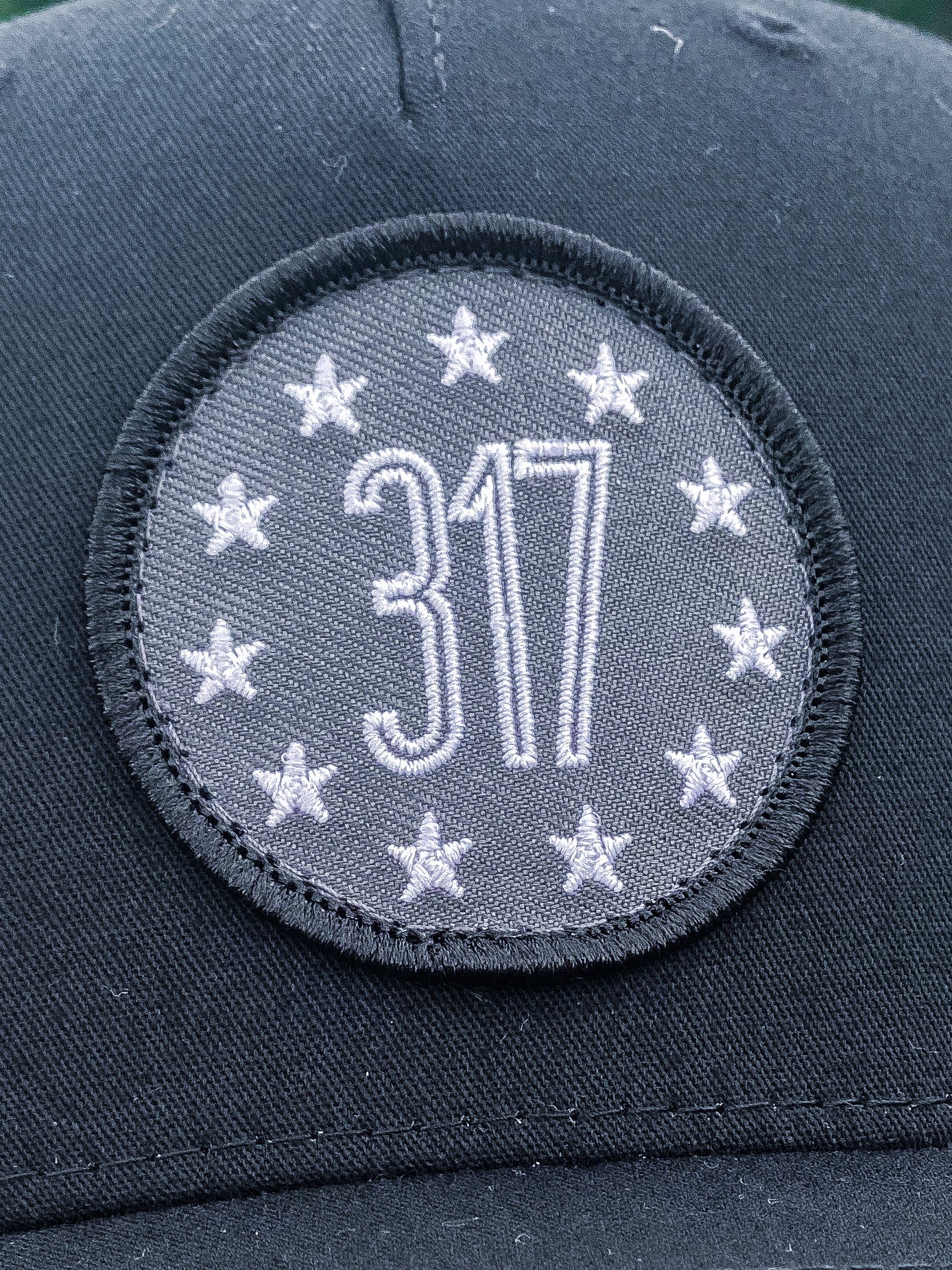 317 Patch Hat - Black