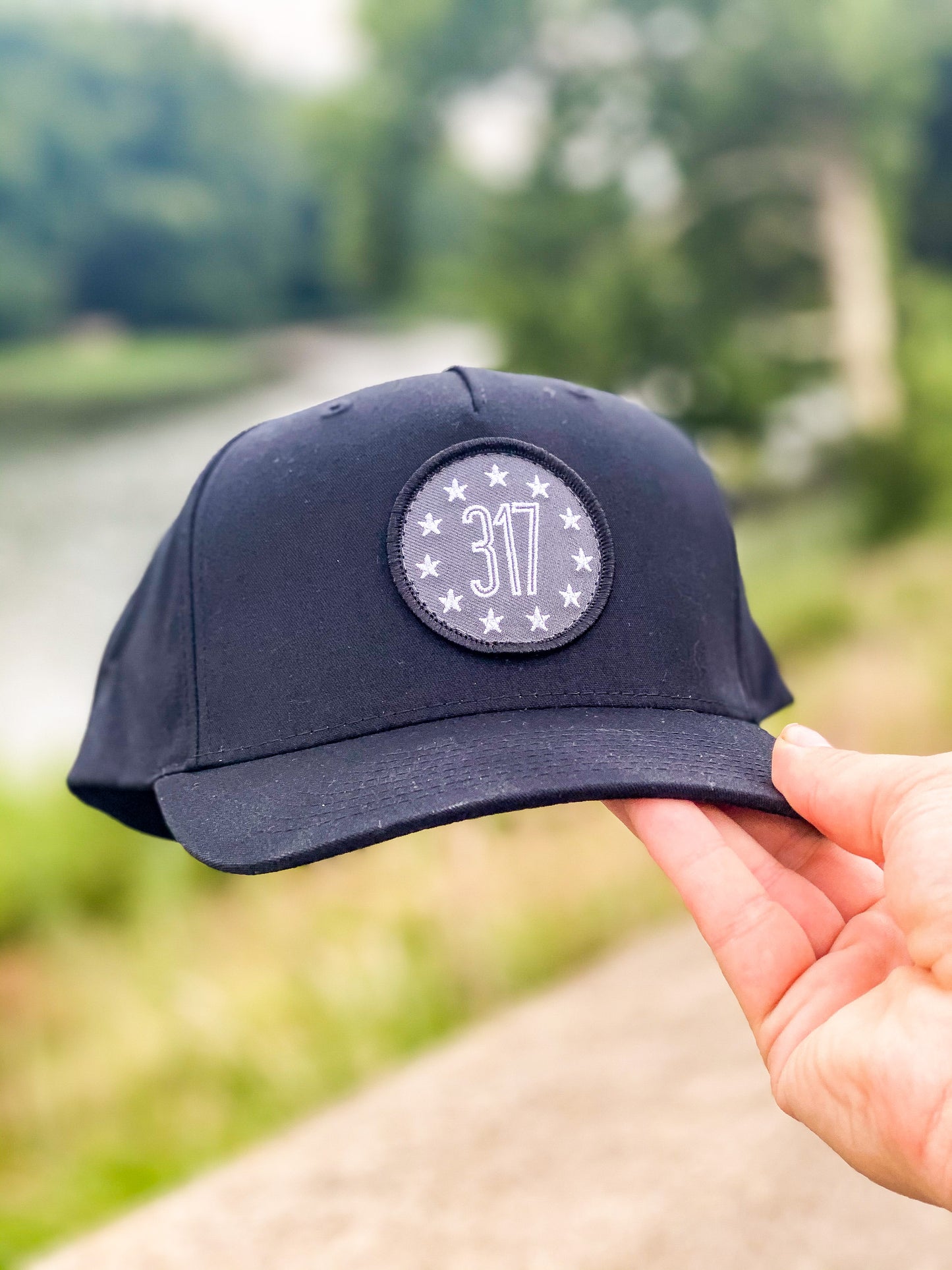 317 Patch Hat - Black