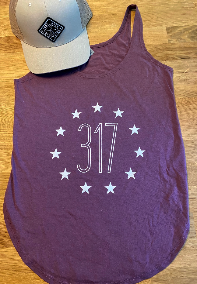 Circle of Stars Ladies Tank - Shiraz