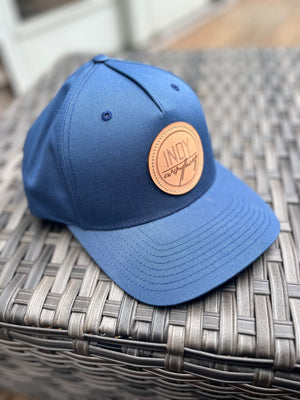 Cotton Twill Logo Hat - Navy