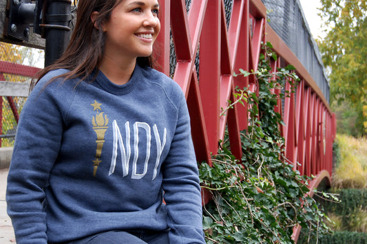 TORCH CREW NECK SWEATSHIRT - Indy Over Everything