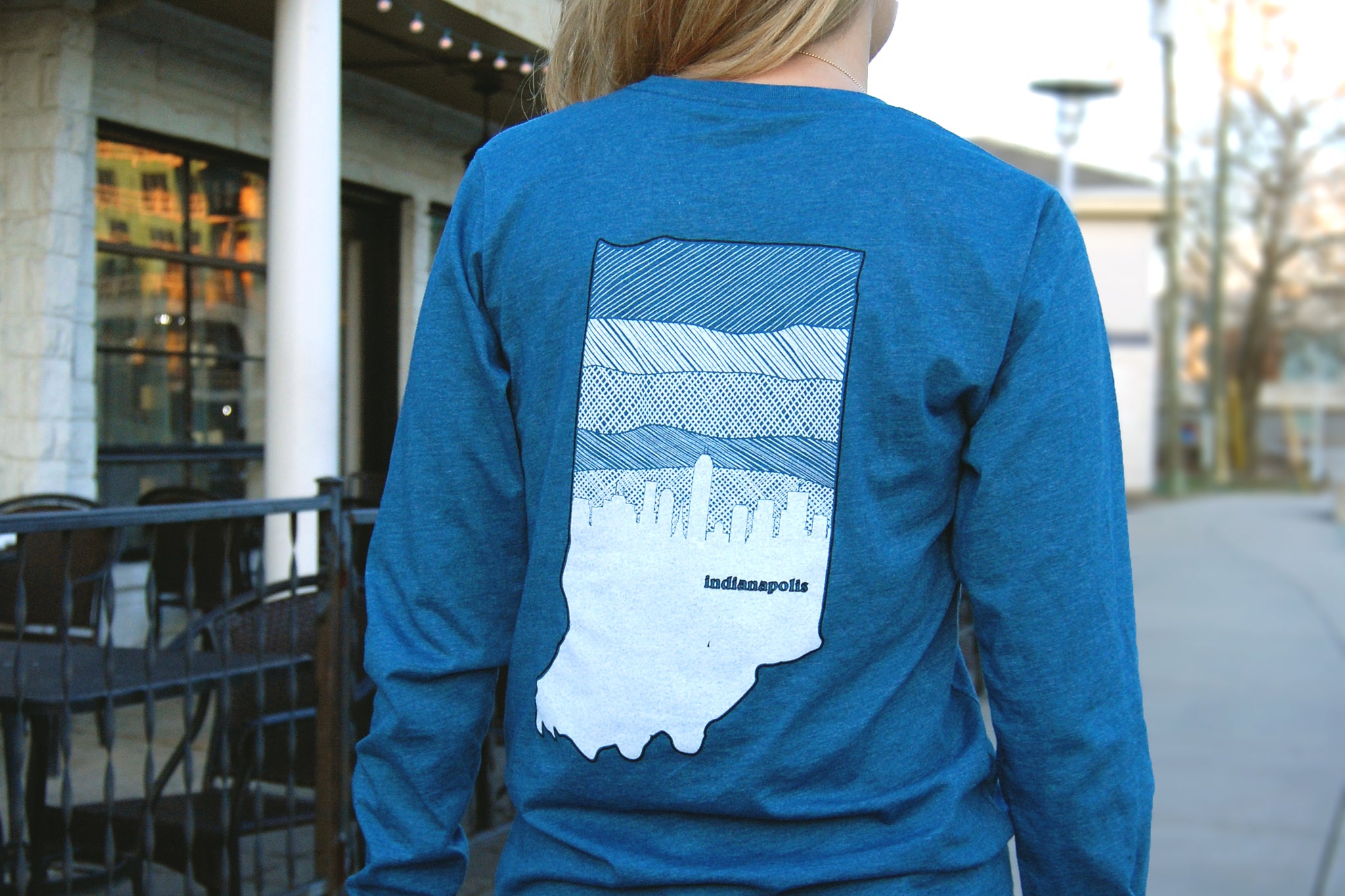 DOWNTOWN LONGSLEEVE TEE - Indy Over Everything