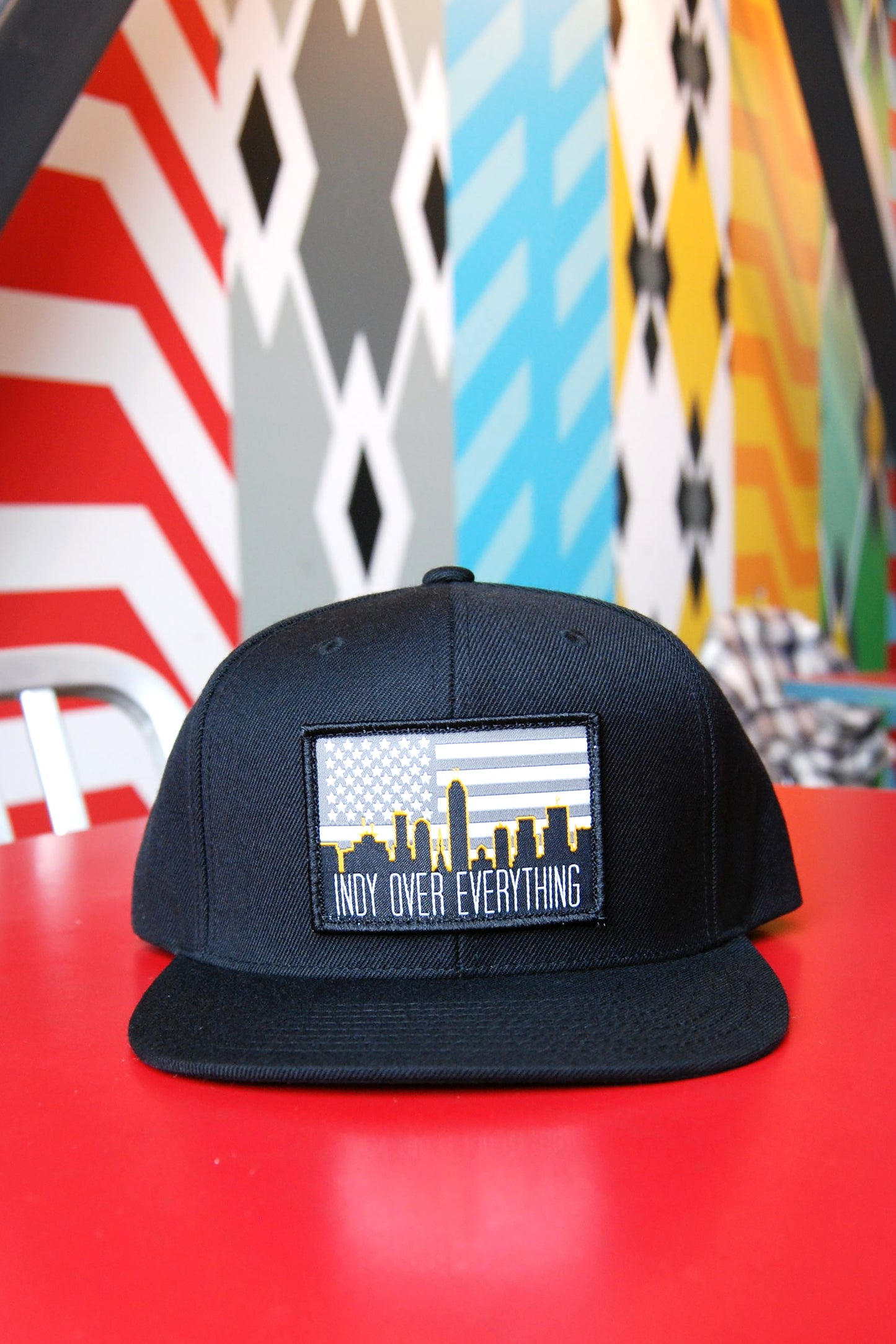 SKYLINE HAT - BLACK - Indy Over Everything