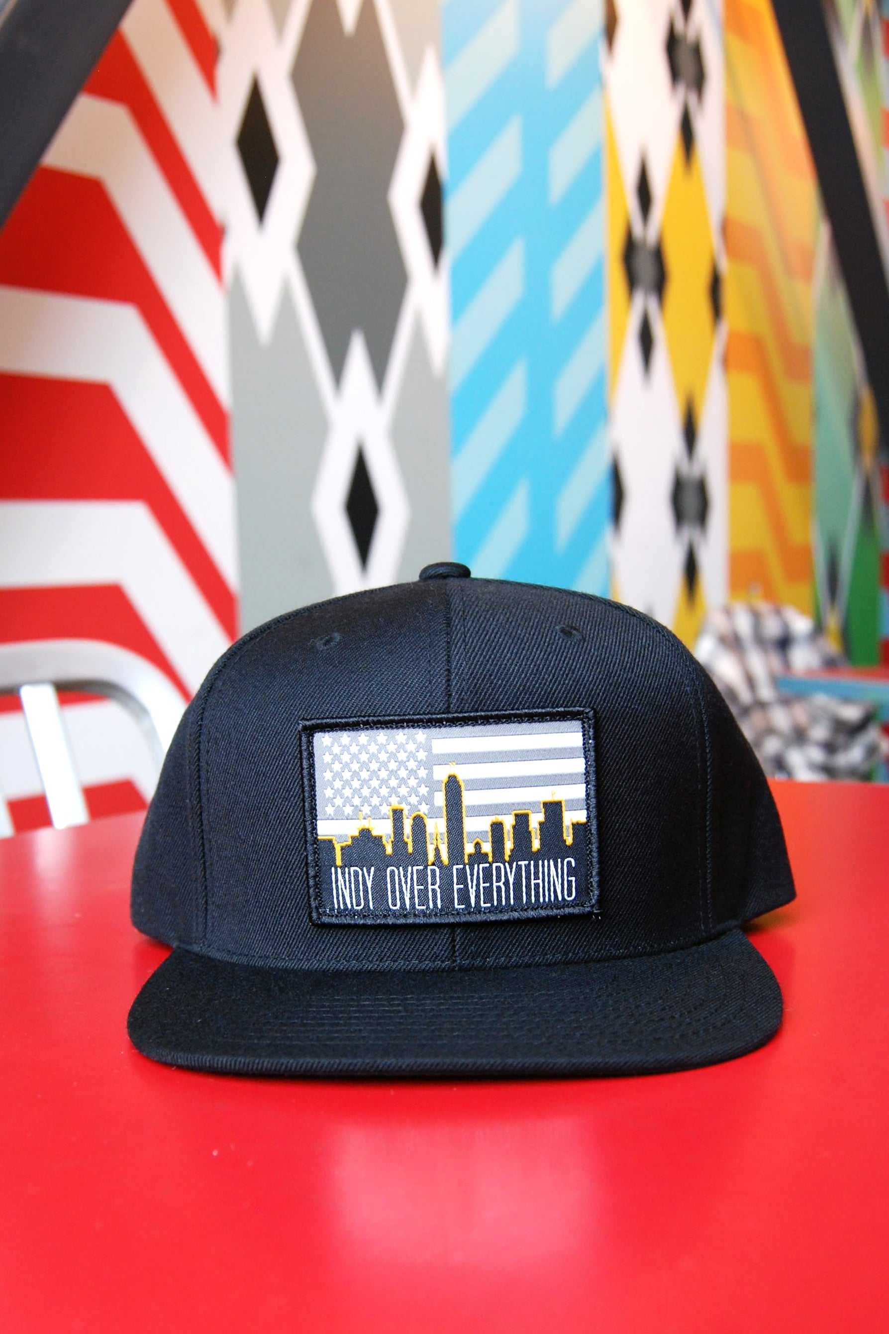 SKYLINE HAT - BLACK - Indy Over Everything