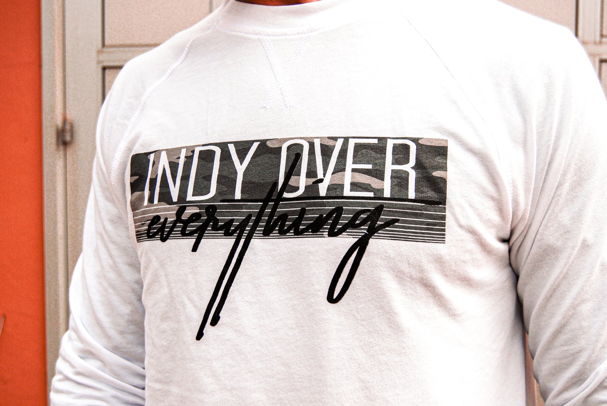 City Camo Sweatshirt - White