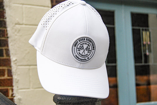 "Lakes and Links" Performance Hat (waterproof) - White