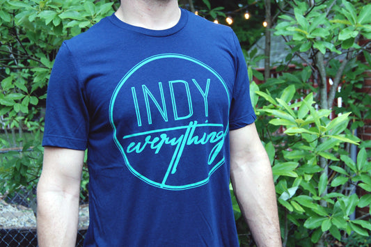 LOGO TEE - TRUE NAVY - Indy Over Everything