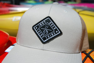 THE AVENUE TRUCKER HAT - TAN/TAN - Indy Over Everything