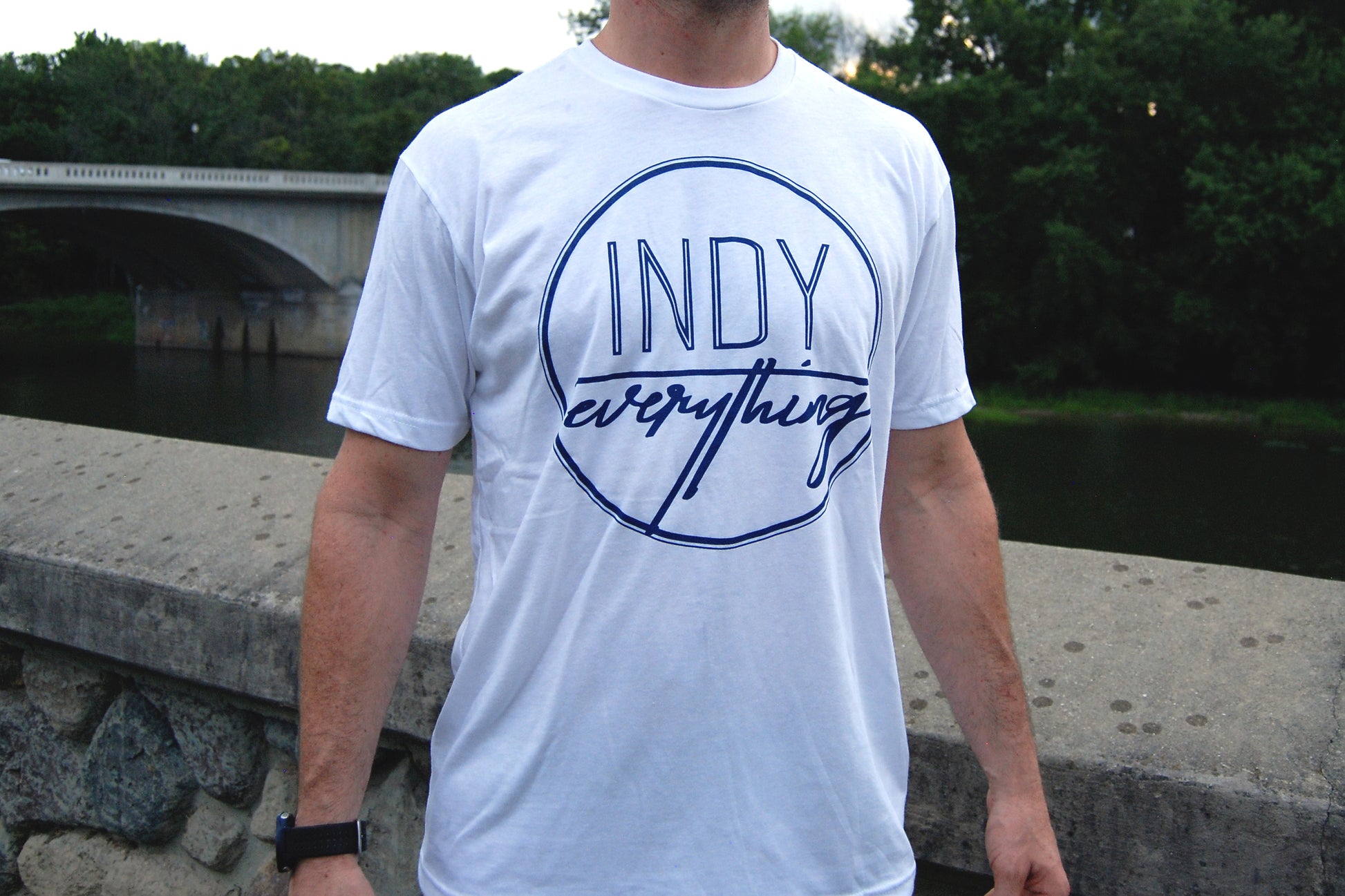 LOGO TEE - WHITE - Indy Over Everything