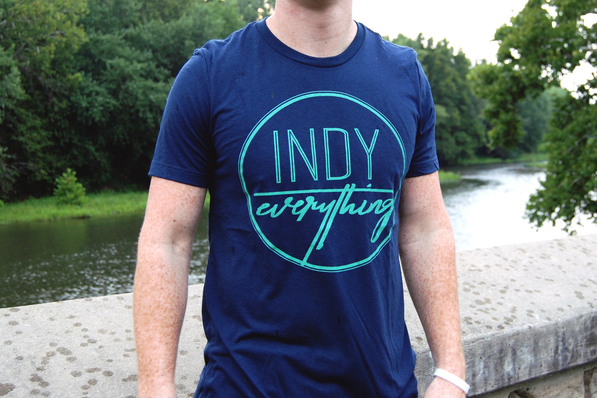 LOGO TEE - TRUE NAVY - Indy Over Everything