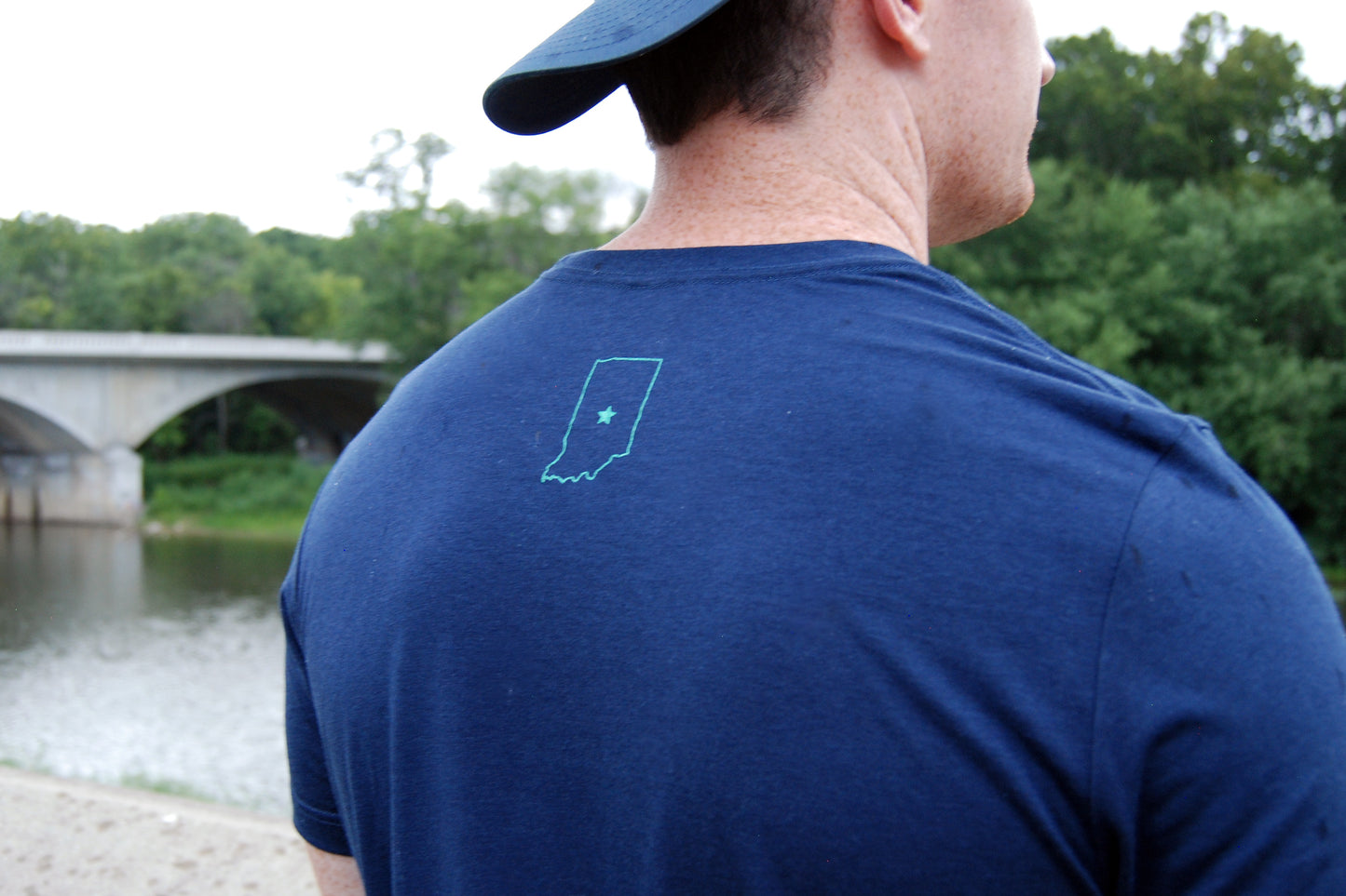 LOGO TEE - TRUE NAVY - Indy Over Everything