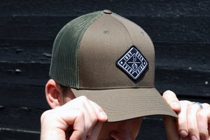 THE AVENUE TRUCKER HAT - OLIVE/OLIVE - Indy Over Everything