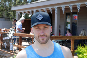 THE AVENUE TRUCKER HAT - BLACK/BLACK - Indy Over Everything
