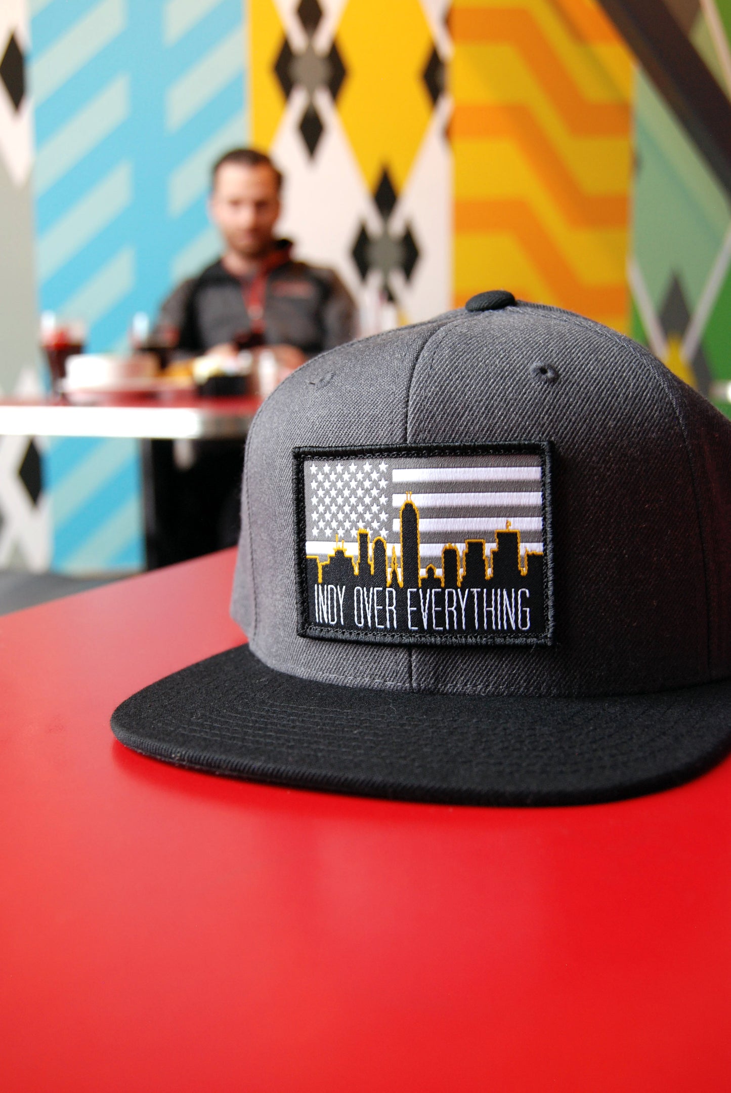 SKYLINE HAT - WOLF GREY / BLACK - Indy Over Everything