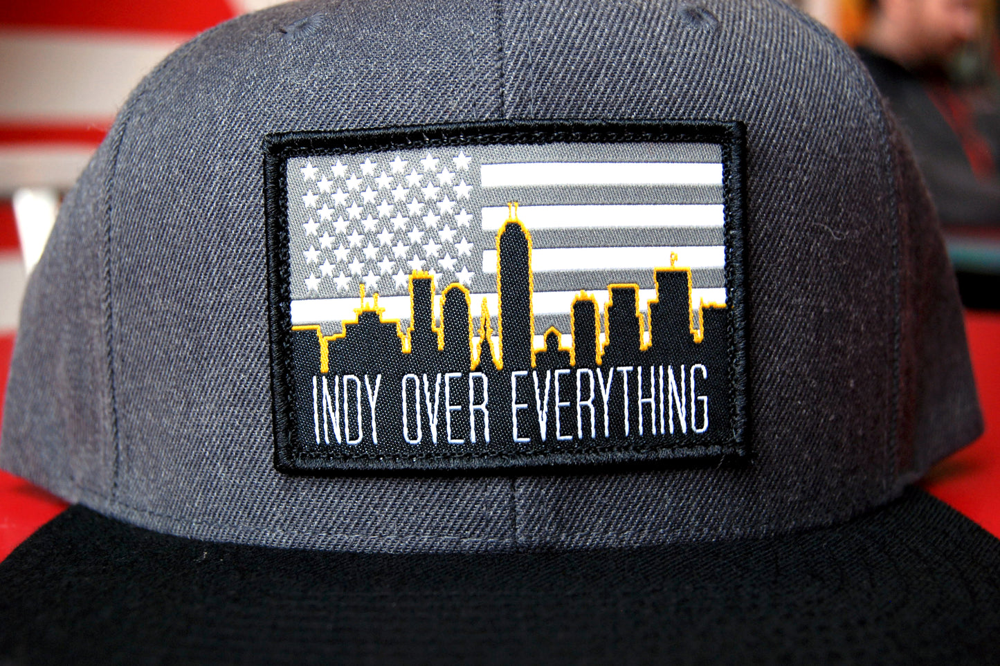 SKYLINE HAT - WOLF GREY / BLACK - Indy Over Everything