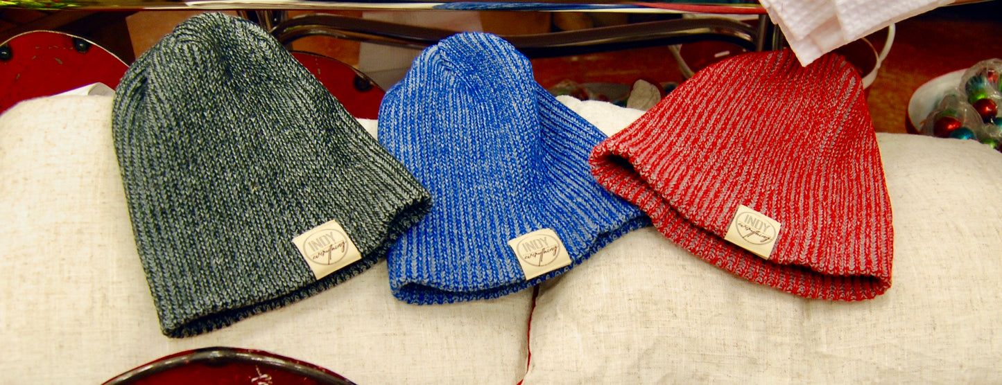 City Beanie - Heathered Red - Indy Over Everything