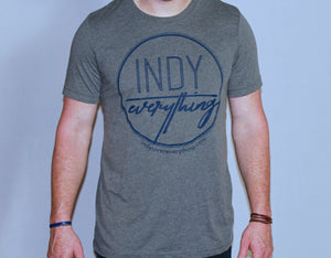 LOGO TEE - GREY - Indy Over Everything