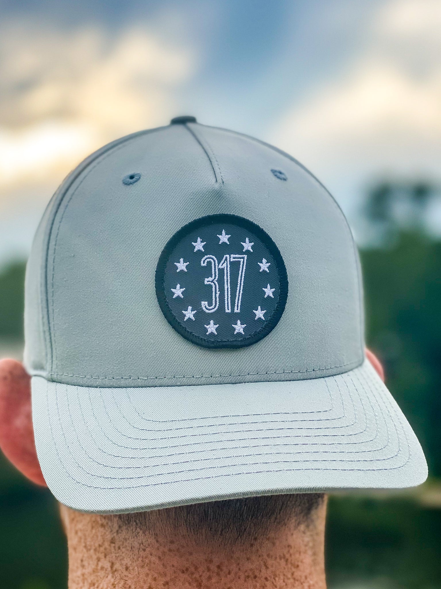 317 Patch Hat - Quarry Grey
