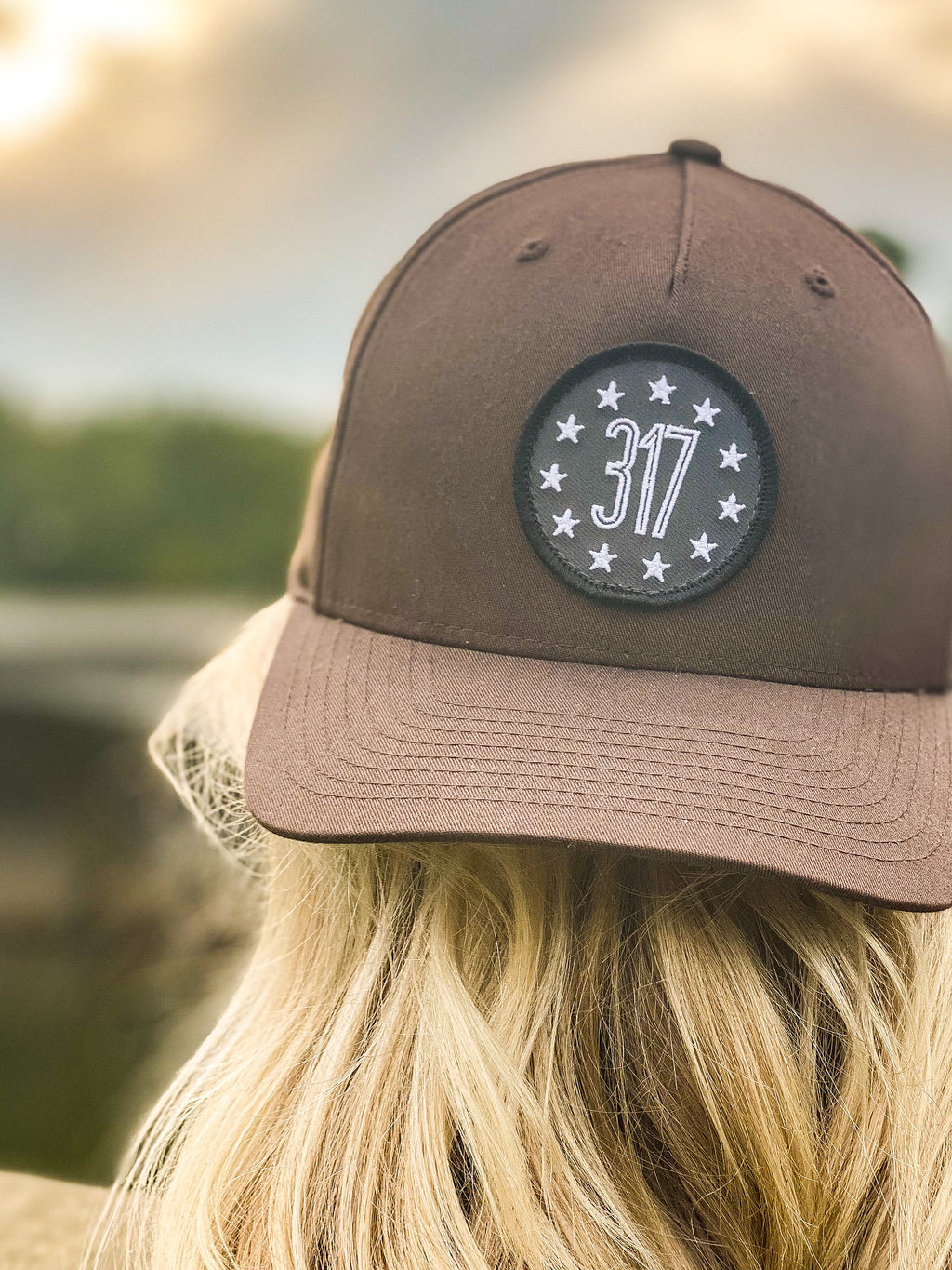 317 Patch Hat - Brown