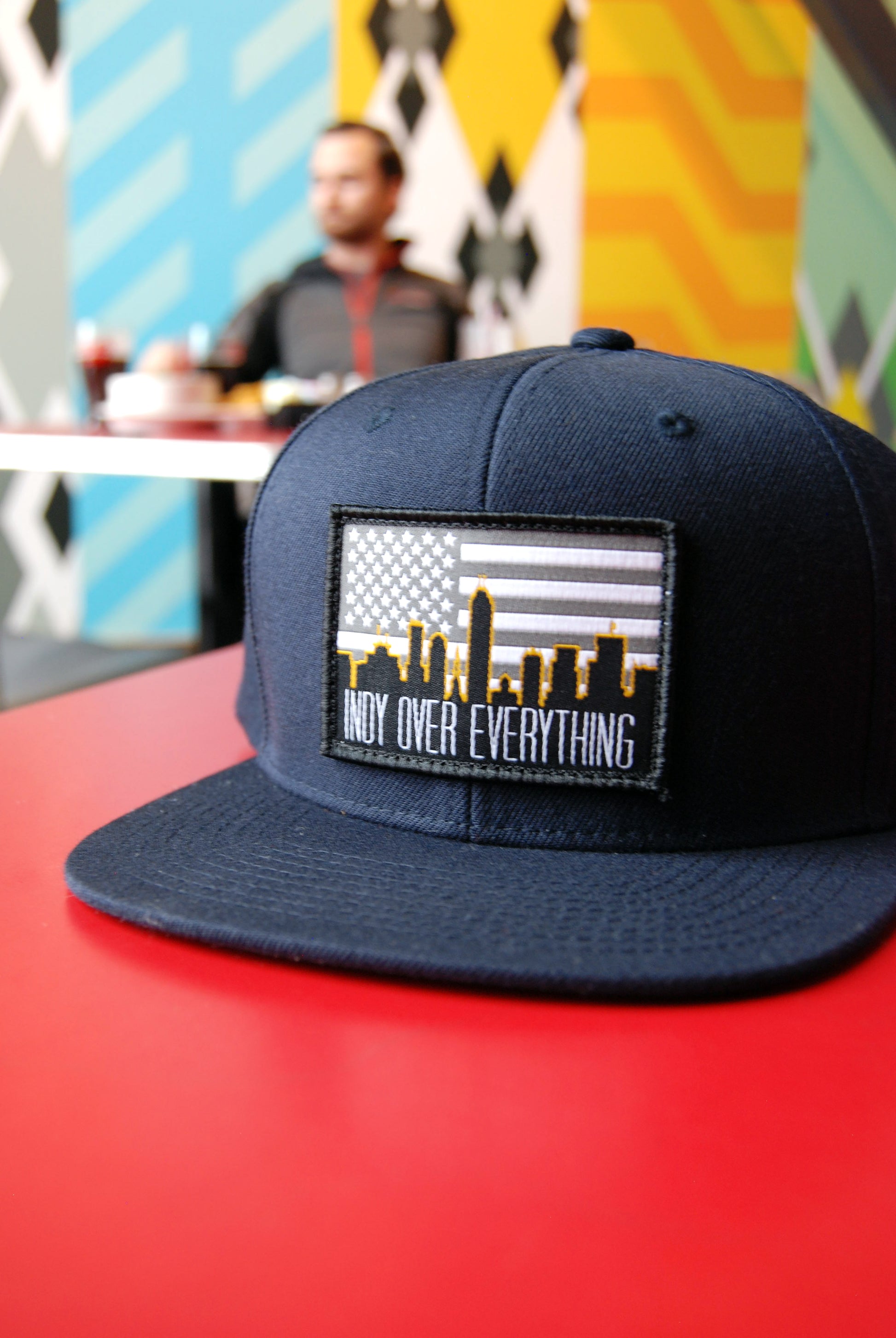SKYLINE HAT - NAVY - Indy Over Everything