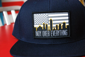 SKYLINE HAT - NAVY - Indy Over Everything