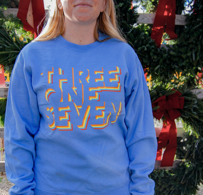 Retro 317 Sweatshirt - Carolina Blue