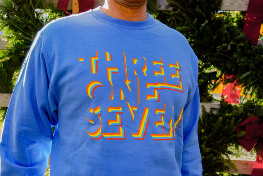 Retro 317 Sweatshirt - Carolina Blue