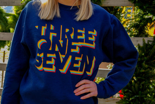 Retro 317 Sweatshirt - Navy